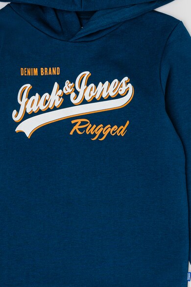 Jack & Jones Normál fazonú kapucnis pulóver nagyméretű kontrasztos logóval Fiú