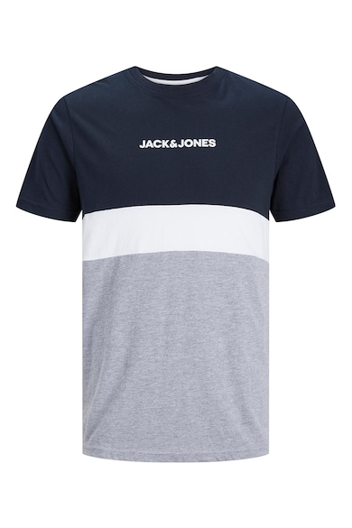 Jack & Jones Tricou de bumbac cu model colorblock Ereid Barbati