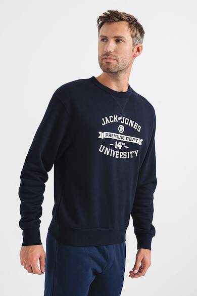 Jack & Jones Bluza sport de bumbac cu imprimeu Authentic Barbati
