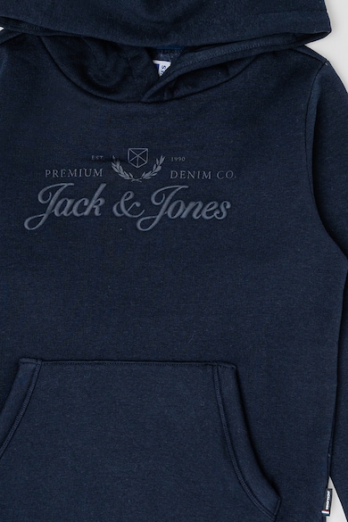 Jack & Jones Derek kapucnis pulóver logóhímzéssel és kenguruzsebbel Fiú