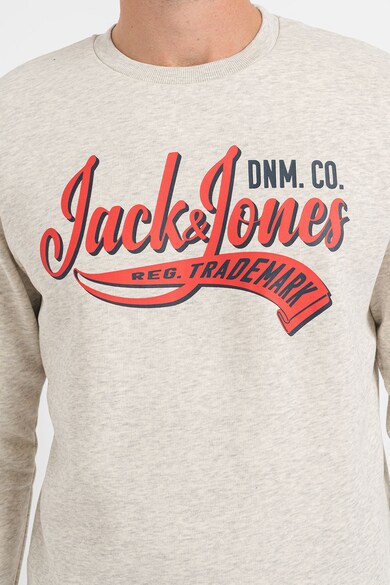 Jack & Jones Pulóver logóval a mellrészén férfi