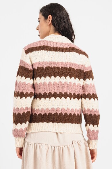 JdY Раиран пуловер Dinea с овално деколте Жени