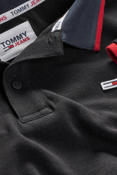 Tommy Jeans Тениска с яка и стандартна кройка Мъже