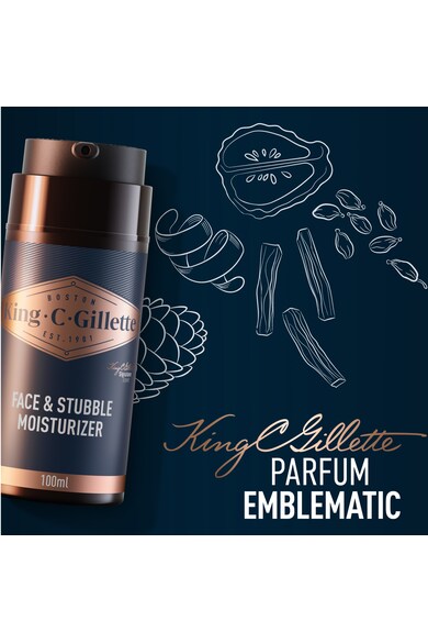 Gillette Ajándék szett hajformázó King C. : Trimmer Style Master + Hidratáló lotion, 100 ml férfi