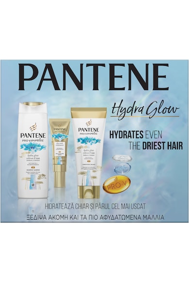 Pantene Комплект  Pro-V Miracles Hydra Glow: Шампоан Pantene Pro-V Miracles Hydra Glow, 300 мл + Балсам за коса Pantene Pro-V Miracles Hydra Glow, 200 мл + Хидратиращ серум Pantene Pro-V Miracles Hydra Glow, 75 мл Жени