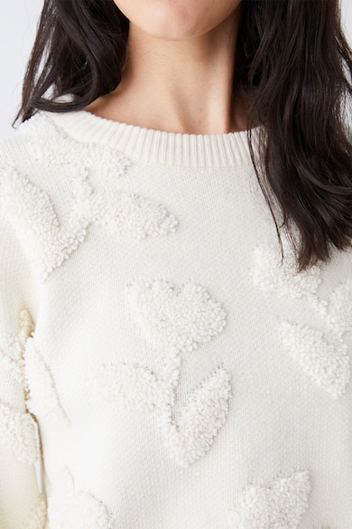 LC WAIKIKI Пуловер с флорални апликации Жени