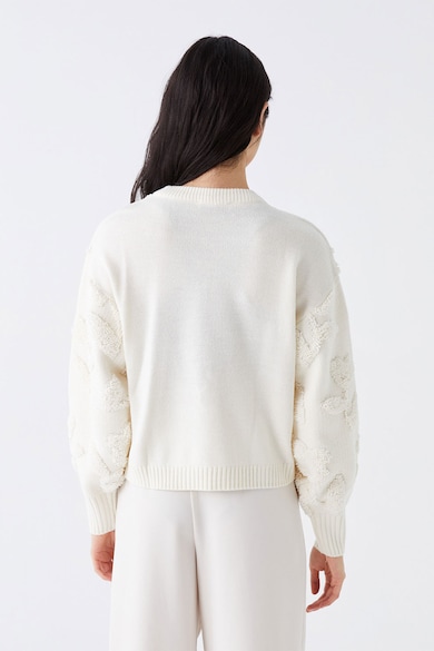 LC WAIKIKI Пуловер с флорални апликации Жени