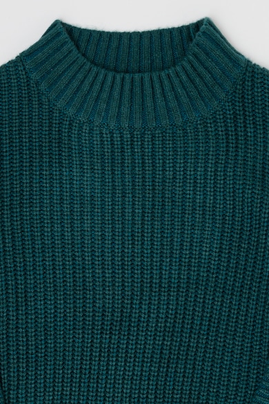 CALVIN KLEIN Плетен пуловер с овално деколте Момичета