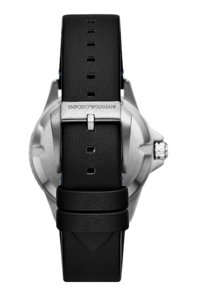 Emporio Armani Ceas quartz cu o curea de piele Barbati