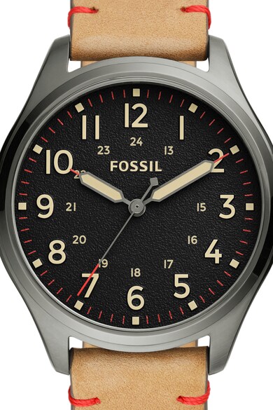 Fossil Ceas quartz cu o curea de piele Barbati