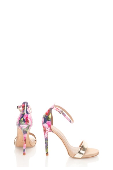 Roberto Botella Златисти сандали с флорална шарка Жени