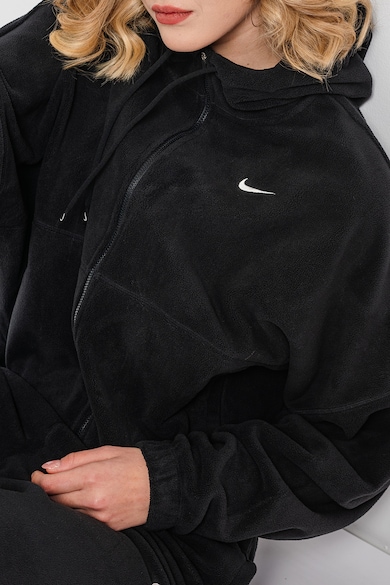Nike Поларено худи за тренировка с еластичен подгъв Жени