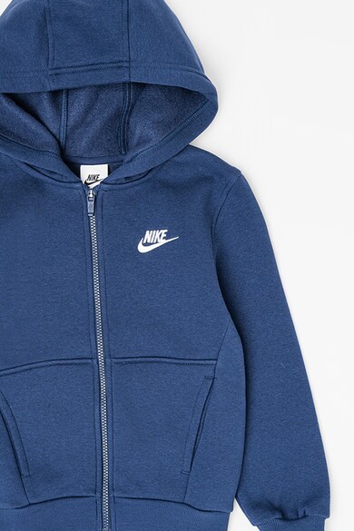 Nike Club cipzáros pulóver kapucnival Lány