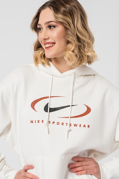 Nike Kapucnis bő fazonú pulóver kenguruzsebbel női