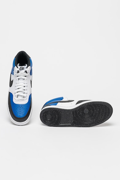Nike Pantofi sport mid-cut de piele ecologica Court Vision Barbati