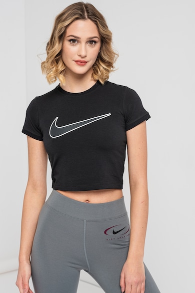 Nike Къса тениска с лого Жени