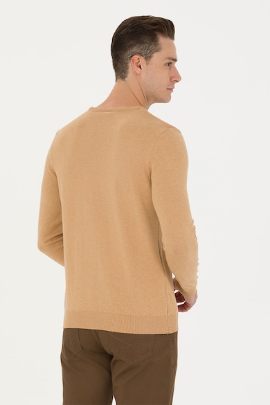 U.S. Polo Assn. Фино плетен пуловер с овално деколте Мъже