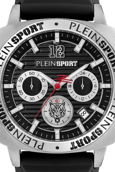 Plein Sport Часовник с хронограф и силиконова каишка Мъже