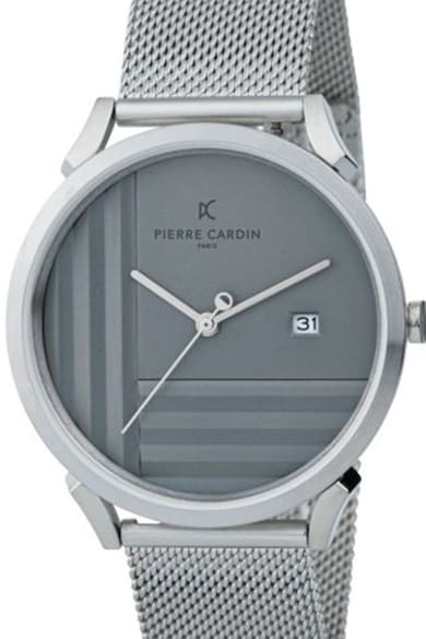Pierre Cardin Унисекс часовник с верижка от неръждаема стомана Мъже