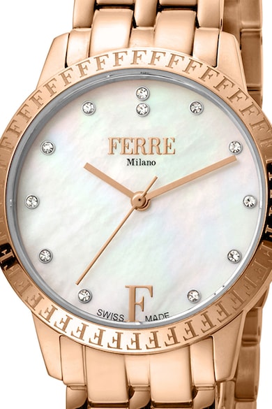Ferre Milano Кварцов часовник от неръждаема стомана Жени