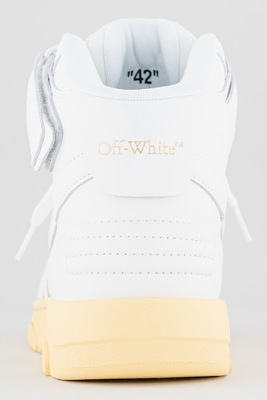 OFF-WHITE Кожени спортни обувки Out Of Office с перфорации Мъже