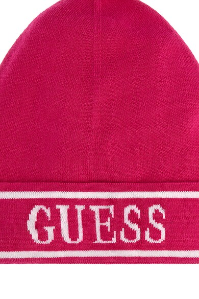 GUESS Плетена шапка с лого Момичета