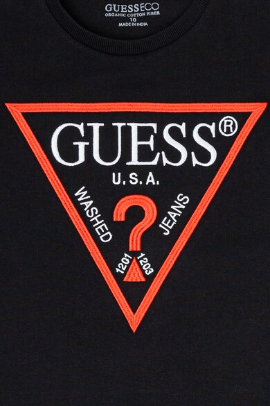 GUESS JEANS Памучна тениска с лого Момчета