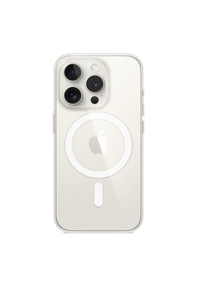 Apple Husa de protectie  Clear Case with MagSafe pentru iPhone 15 Pro, Transparent Femei