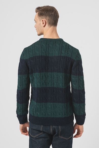 OVS Раиран пуловер с вълна и акрил Мъже