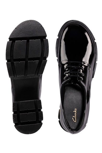 Clarks Кожени обувки Teala с масивен ток Жени