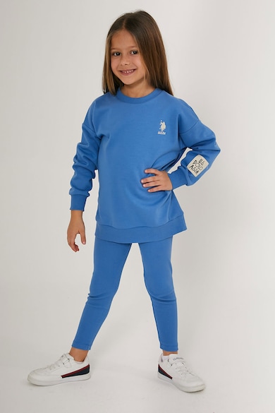 U.S. Polo Assn. Дълга пижама с лого Момичета