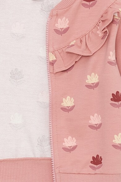 LC WAIKIKI Set de bluza sport cu imprimeu floral si pantaloni sport Fete