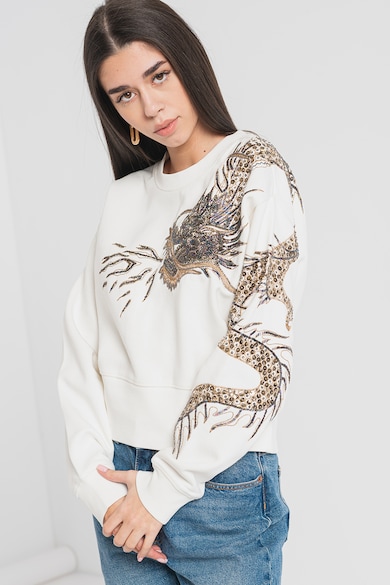 AllSaints Hímzett pulóver női