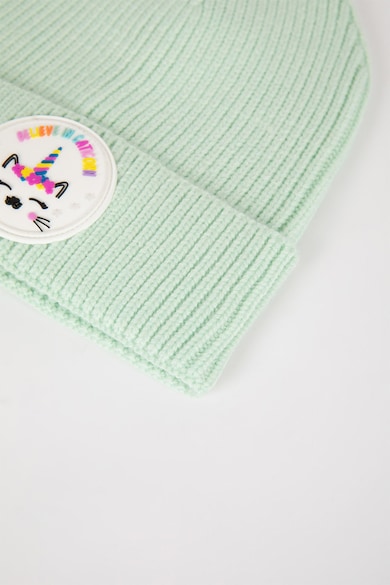 DeFacto Плетена шапка с апликации Момичета