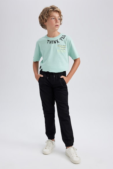 DeFacto Спортен панталон с памук с връзка Момчета