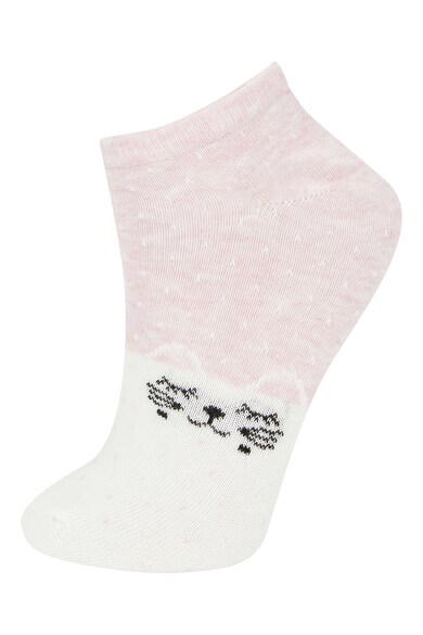 DeFacto Къси чорапи с шарка - 3 чифта Жени