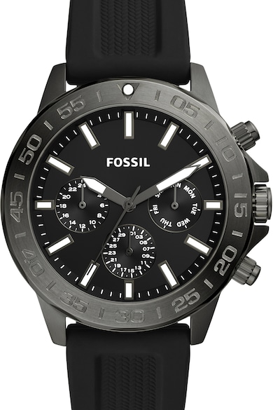 Fossil Мултифункционален часовник със силиконова каишка Мъже