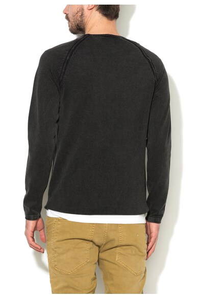 Jack & Jones Pulover negru melange Jeffrey Barbati