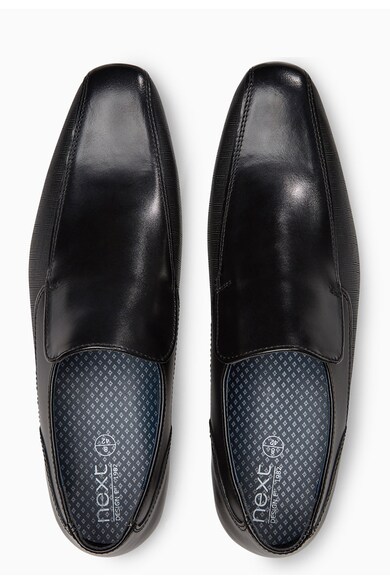 NEXT Pantofi loafer negri de piele Barbati