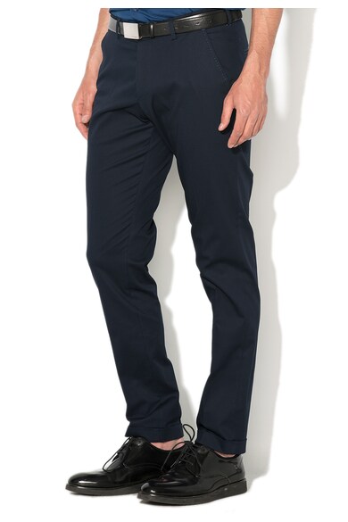 Zee Lane Collection Pantaloni eleganti bleumarin slim fit Barbati
