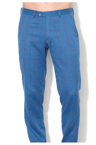 Zee Lane Collection Pantaloni chino slim fit cu model in carouri Barbati