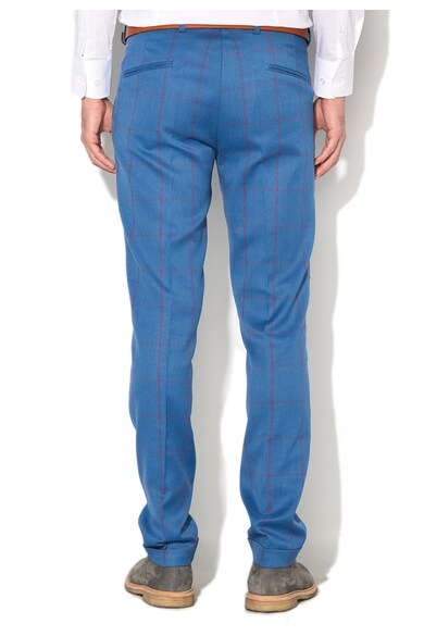 Zee Lane Collection Pantaloni chino slim fit cu model in carouri Barbati
