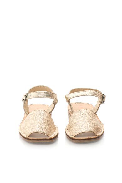 Zee Lane Sandale slingback aurii stralucitoare de piele Asia Fete