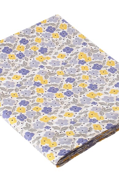 Jalla Cearsaf de pat multicolor cu imprimeu floral Lila Barbati