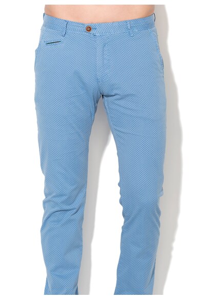 Zee Lane Denim Pantaloni chino albastru pastel cu model floral Barbati