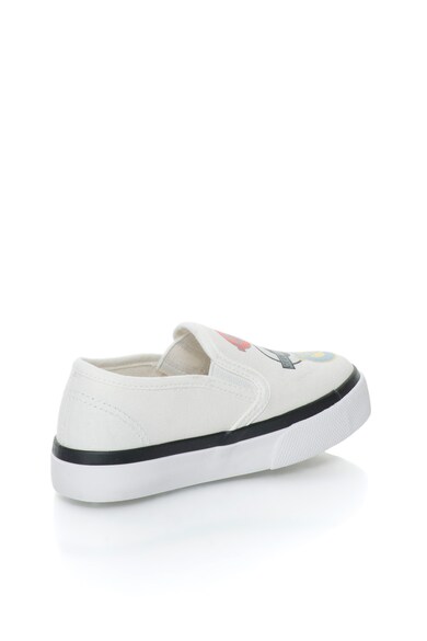 OMS by Original Marines Pantofi slip-on alb prafuit de panza Fete