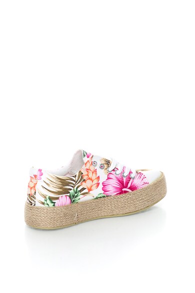 OMS by Original Marines Tenisi flatform multicolori cu model floral Femei