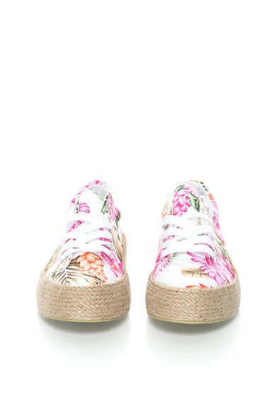 OMS by Original Marines Tenisi flatform multicolori cu model floral Femei