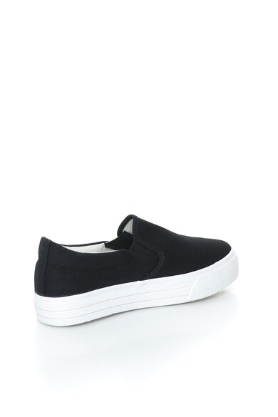 OMS by Original Marines Pantofi slip-on flatform negri Femei