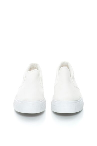 OMS by Original Marines Pantofi slip-on flatform albi Femei